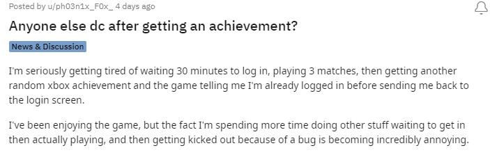Xbox《守望先锋：归来》恶性Bug 获得成就断线
