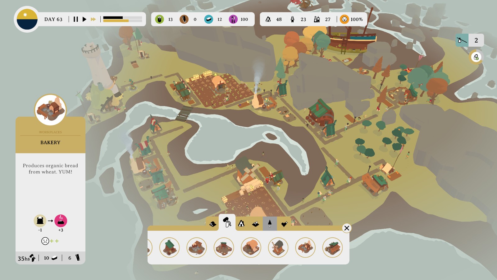 城镇建设策略游戏《世外之地》Steam页面上线 2023年Q1发售 二次世界 第5张