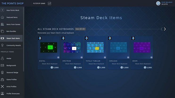 V社将通过点数商店销售Steam Deck开机动画