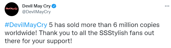 《鬼泣5》销量突破600万套 官方致谢