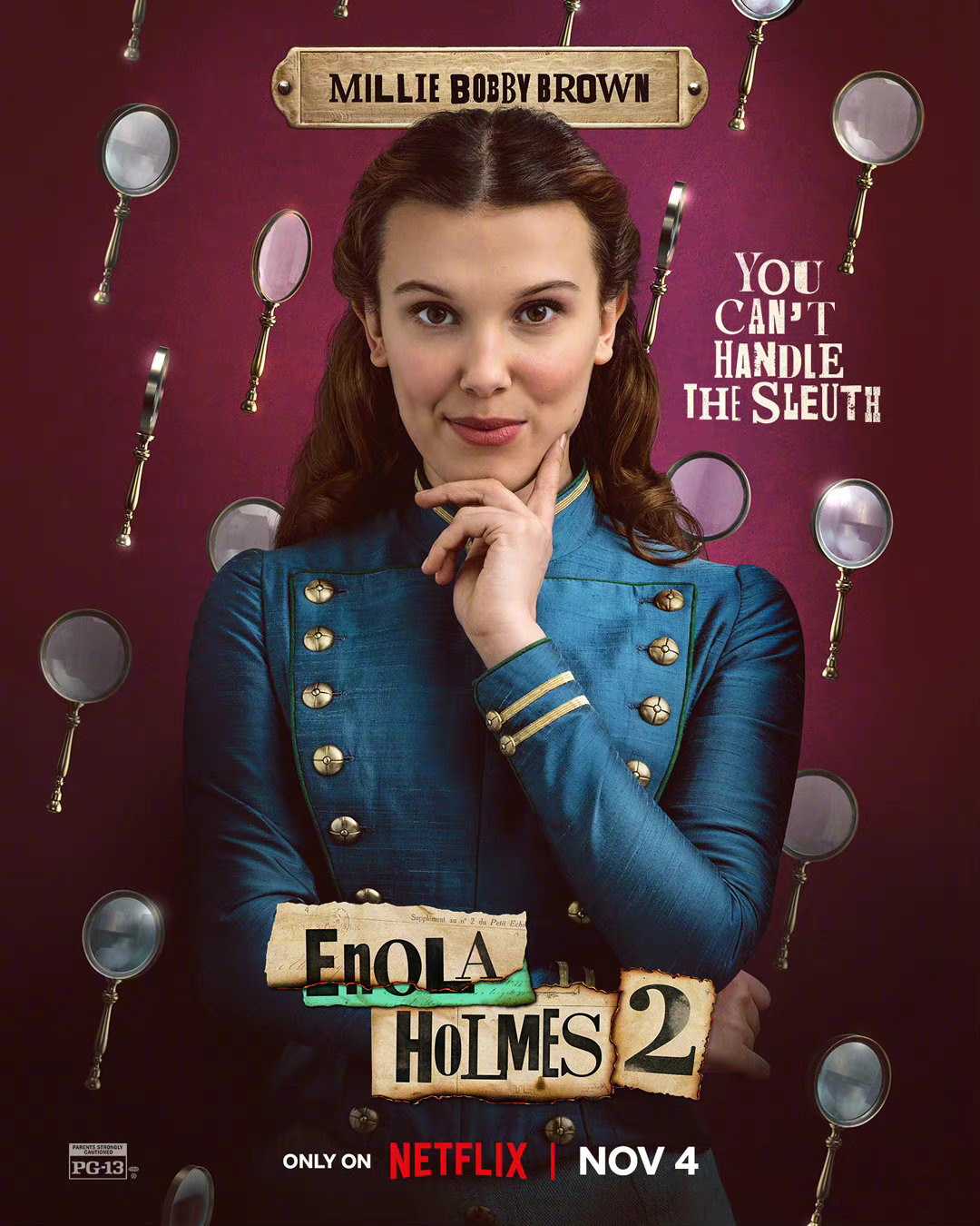 《福尔摩斯小姐2》角色海报公布 11月4日上线