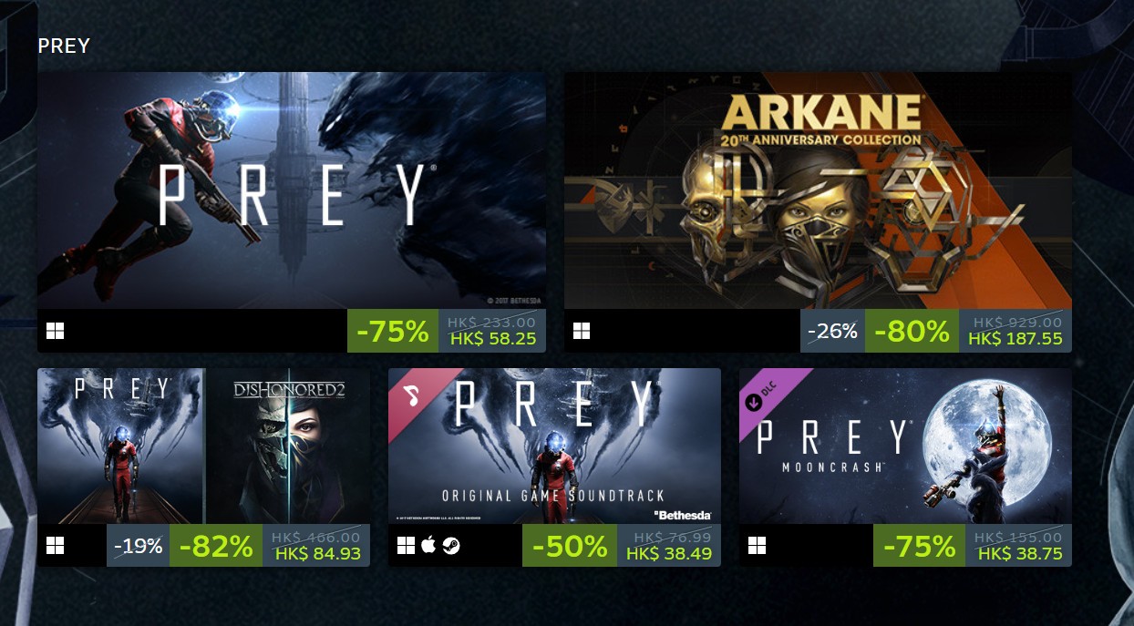 Steam Arkane工作室游戏特卖：《耻辱1》仅10元 二次世界 第4张