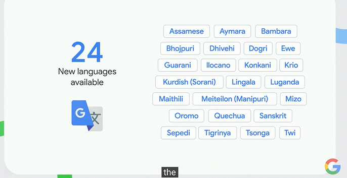 谷歌公开AI技术研究计划 支持1000种语言还可以预测洪水