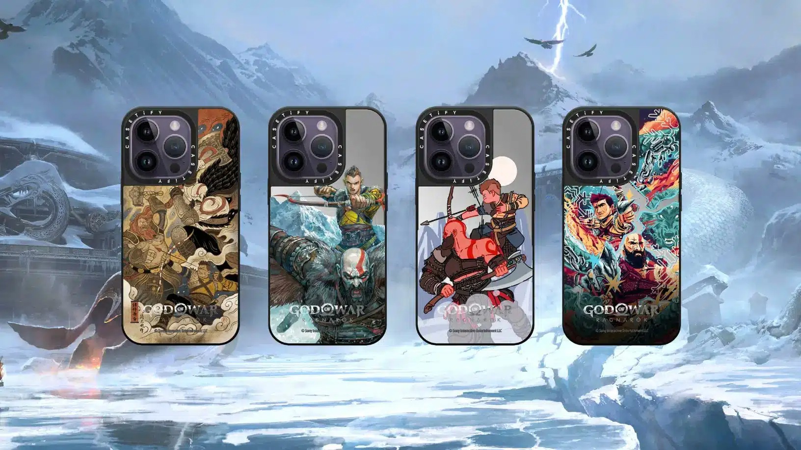 《战神：诸神黄昏》联名手机壳公布 与游戏同步上市
