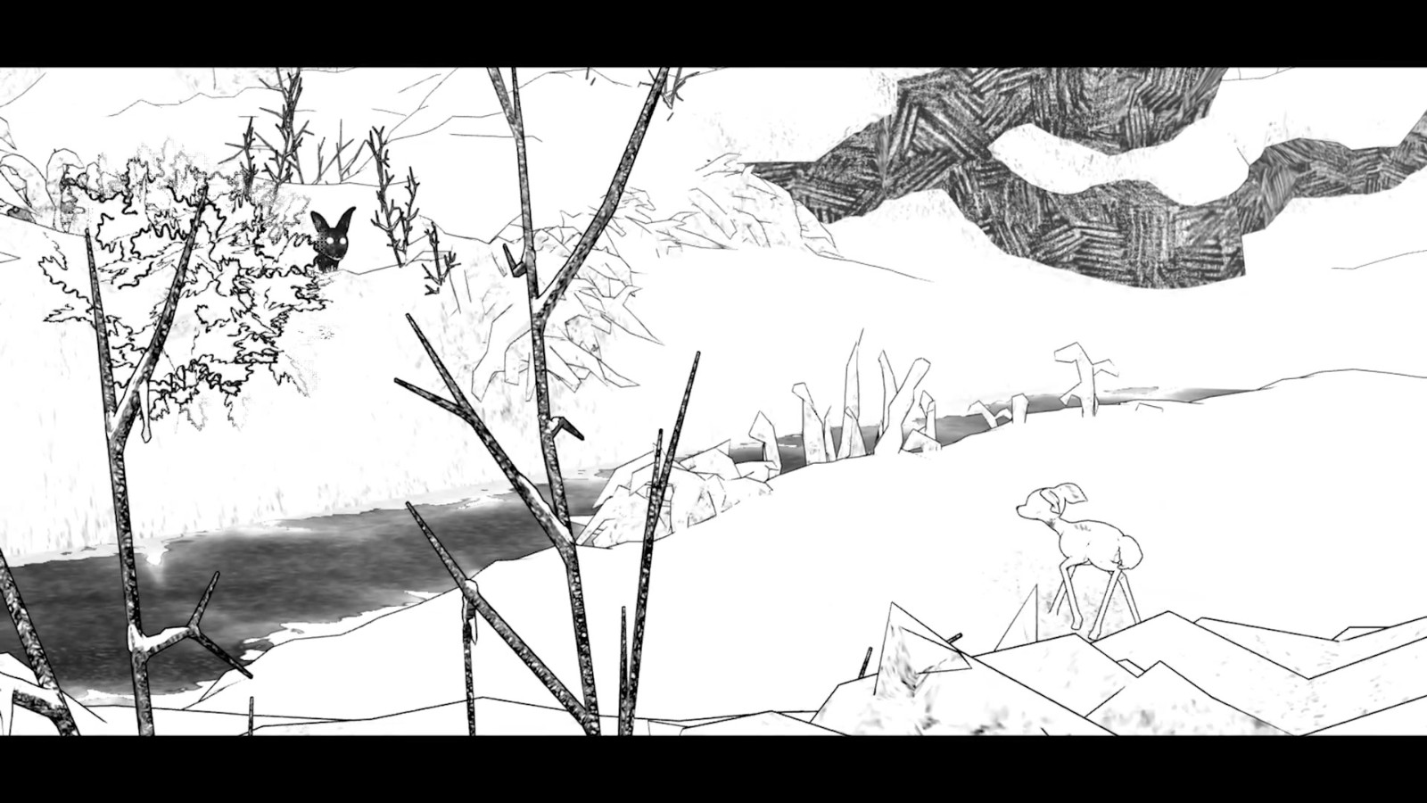 黑白手绘风格冒险游戏《白之旅》明年2/14发行