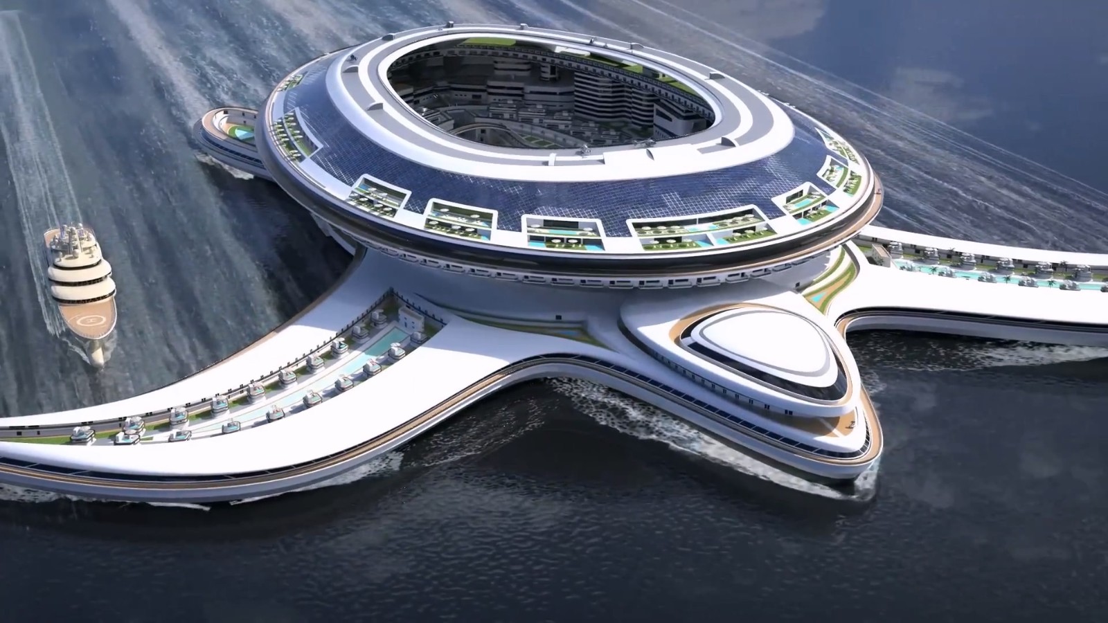 意大利设计师打造漂浮城市 耗资80亿美元