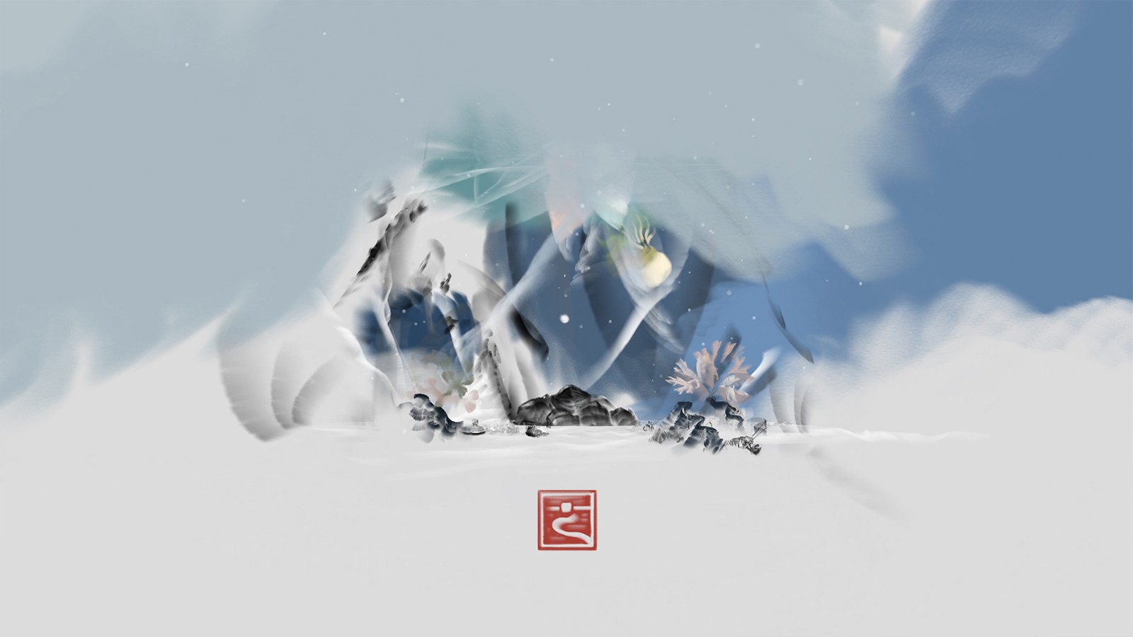 水墨风冒险解谜游戏《冬蜃楼》现已在Steam发售