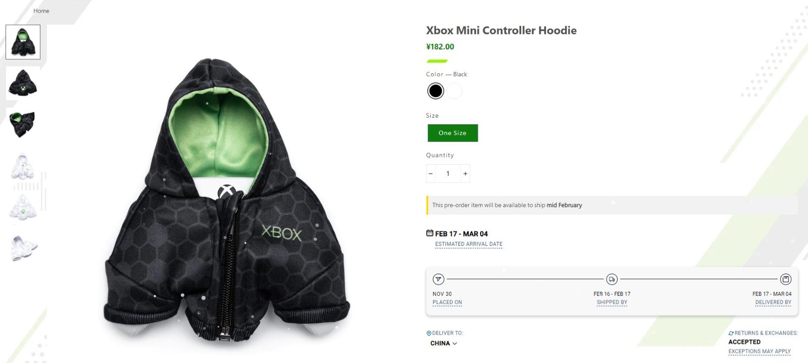 给你的手柄穿件衣服 微软推出Xbox手柄迷你卫衣