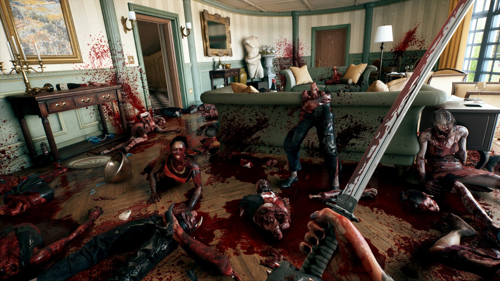 《死亡岛2》全新截图公布 持枪狂射恐怖丧尸