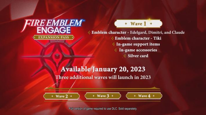 TGA2022：《火焰之纹章 结合》DLC公布 明年1月发售