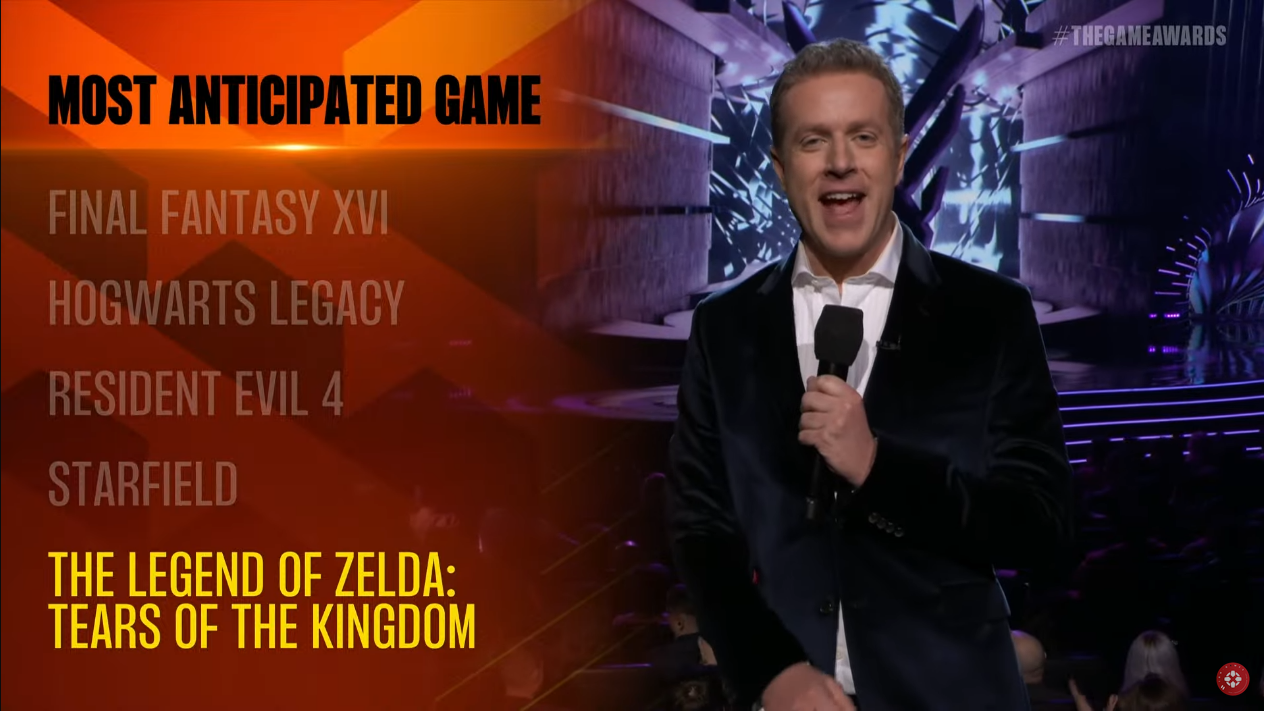 TGA 2022：最受期待游戏《塞尔达传说：王国之泪》