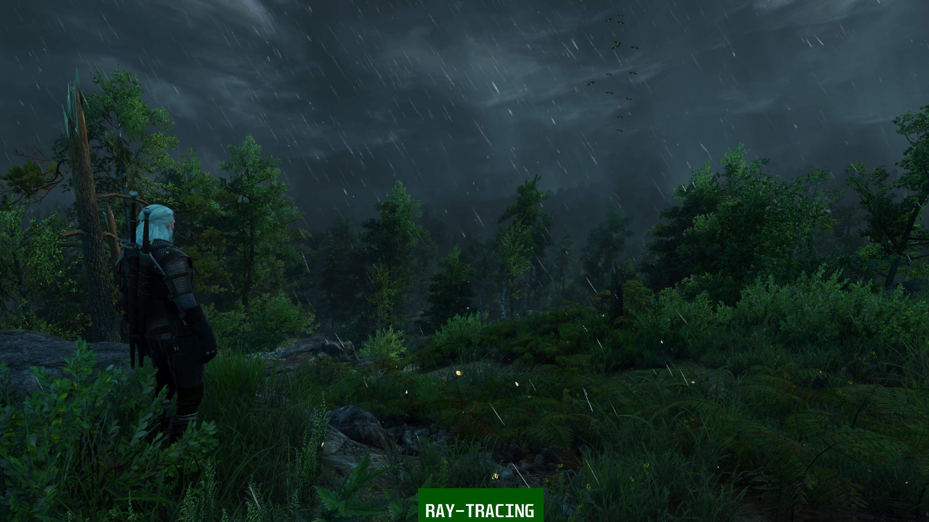 《巫师3》PS5性能模式和光追模式画面对比