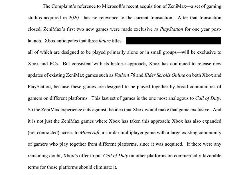 微软：B社未来三款游戏将是Xbox主机独占