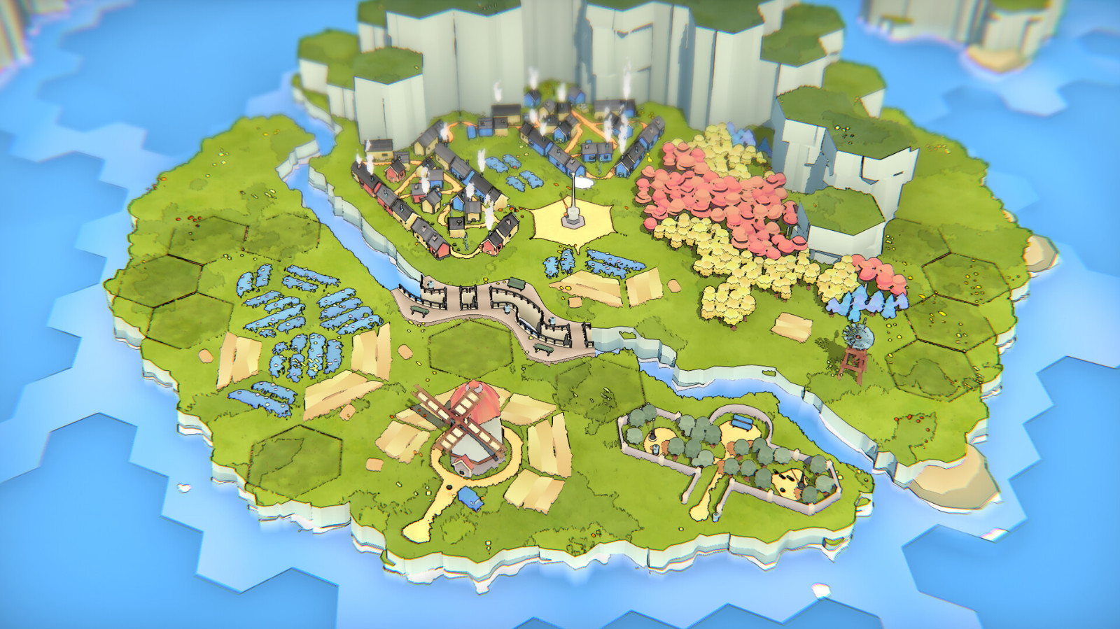 建筑策略游戏《Tiny Atolls》Steam页面上线 明年发售 二次世界 第3张