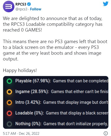 PS3模拟器RPCS3能运行所有PS3游戏 PC玩家狂喜