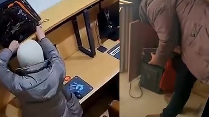 男子为研究显卡到网吧盗窃 偷了七张显卡被