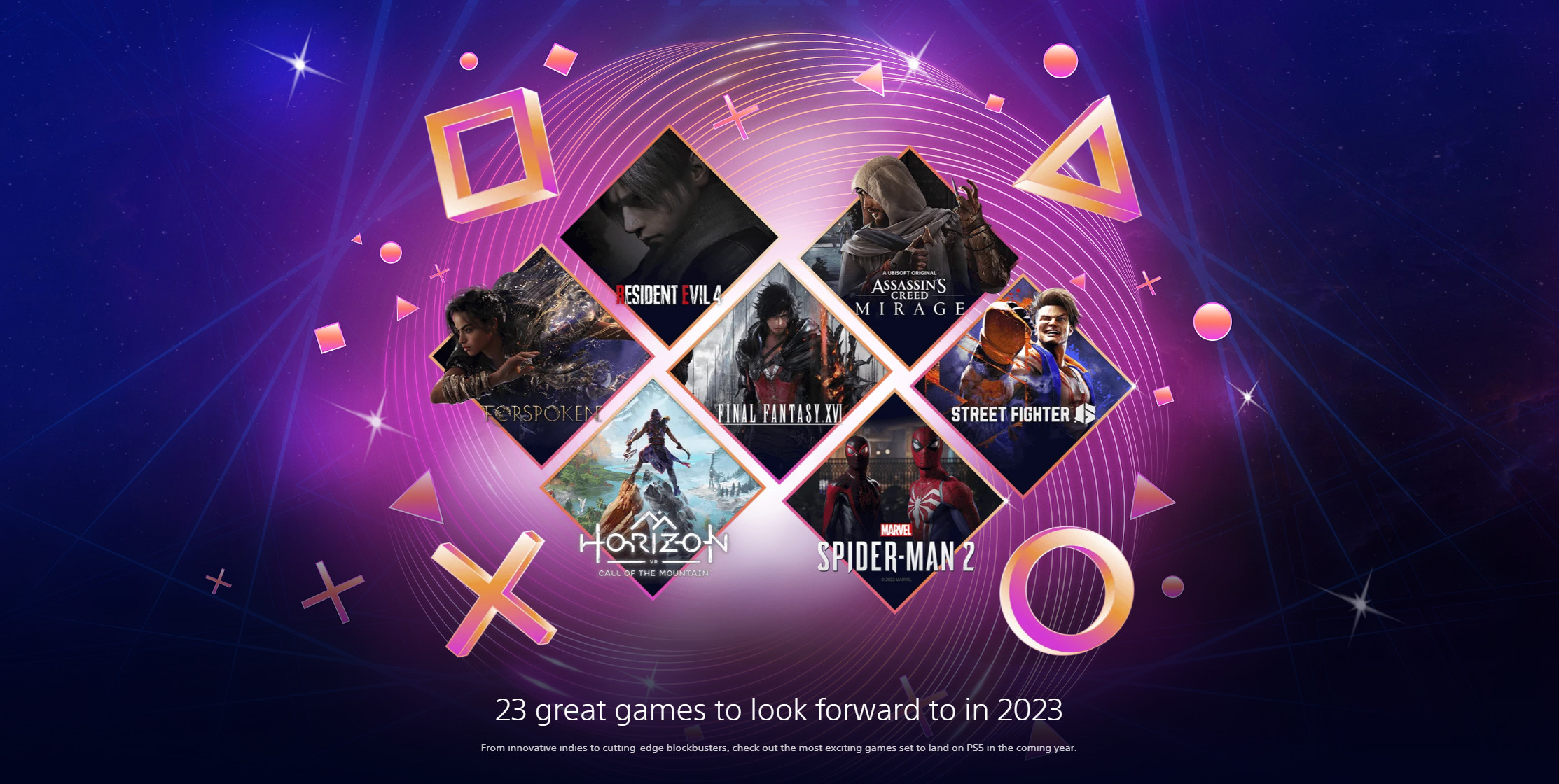 PlayStation官网公布2023年可以期待的23款游戏