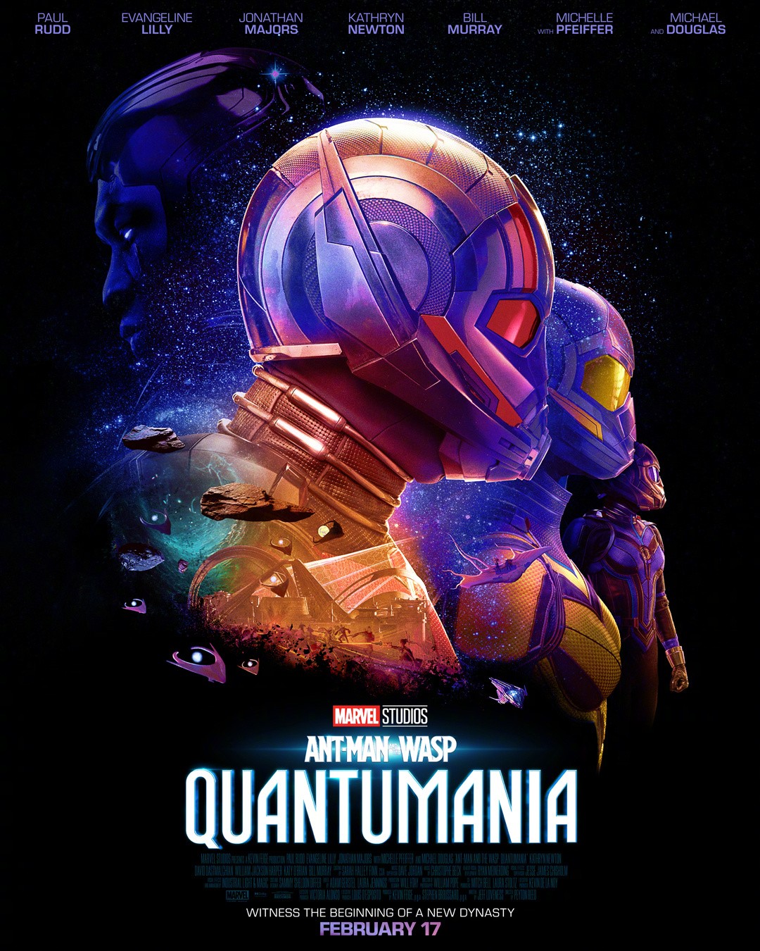 《蚁人3》新海报支布 蚁人齐家正在量子发域散结