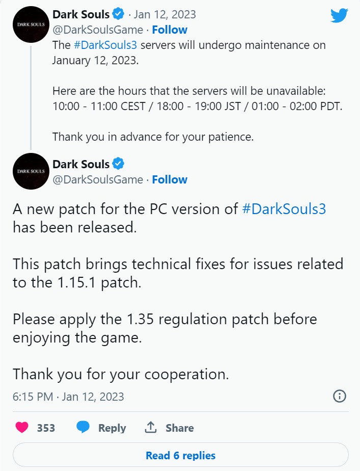 《黑暗之魂3》已发布更新 修复技术问题