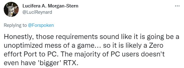 《魔咒之地》PC配置需求太高 玩家质疑游戏没优化好