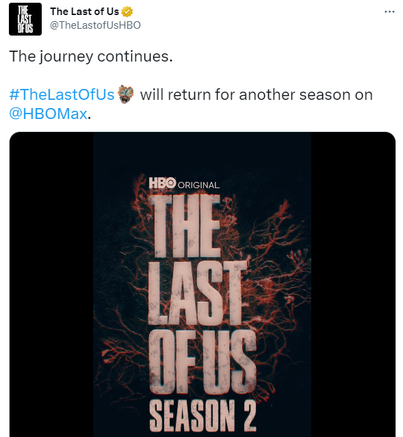 HBO《最后的认续生还者》剧集确认续订第二季