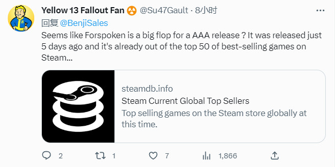 《魔咒之地》Steam销量惨淡 目前已跌出Top 50