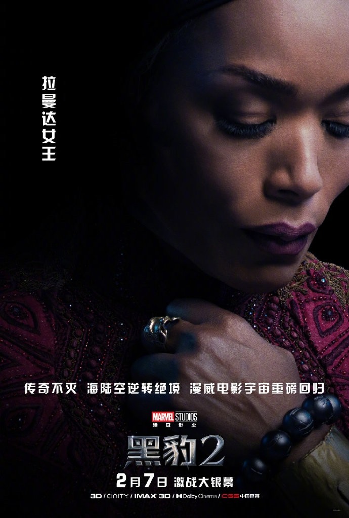 《黑豹2》中国角色海报：瓦坎达英雄集结 2月7日上映