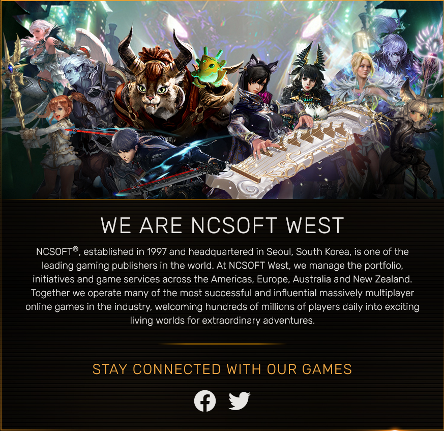 《剑灵》开发商NCsoft欧美工作室裁员2成 CEO离职