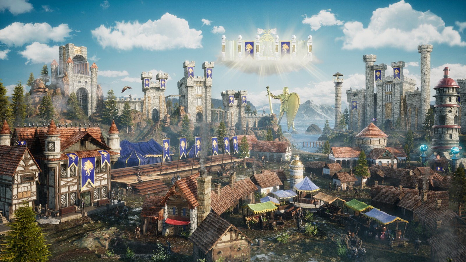 虚幻5重制《英雄无敌3》人族城堡 画面太唯美了 二次世界 第4张