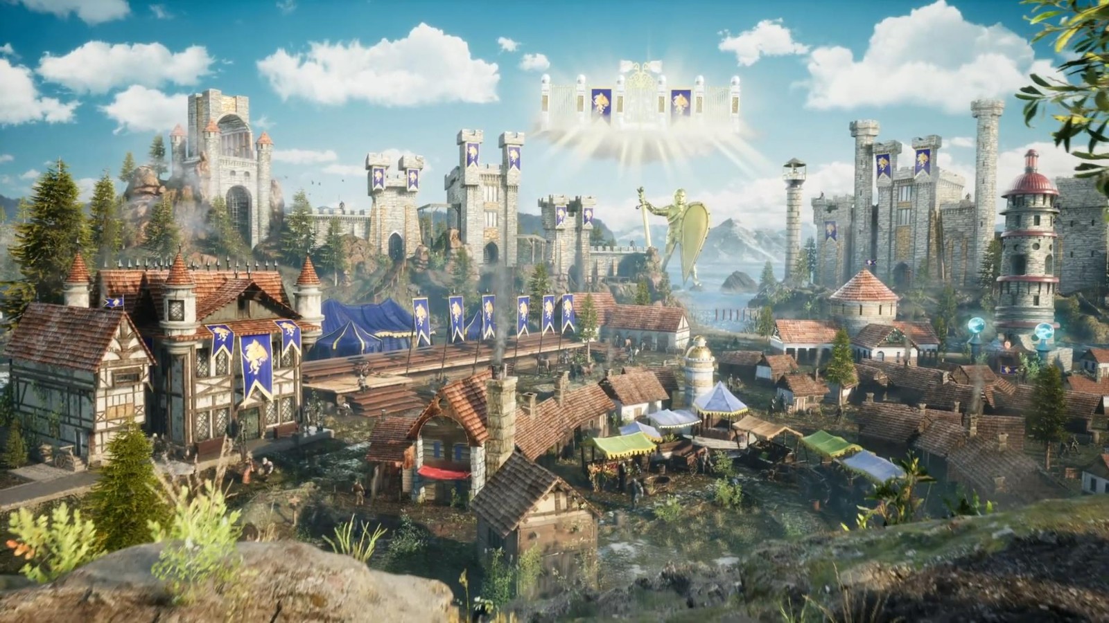 虚幻5重制《英雄无敌3》人族城堡 画面太唯美了 二次世界 第3张