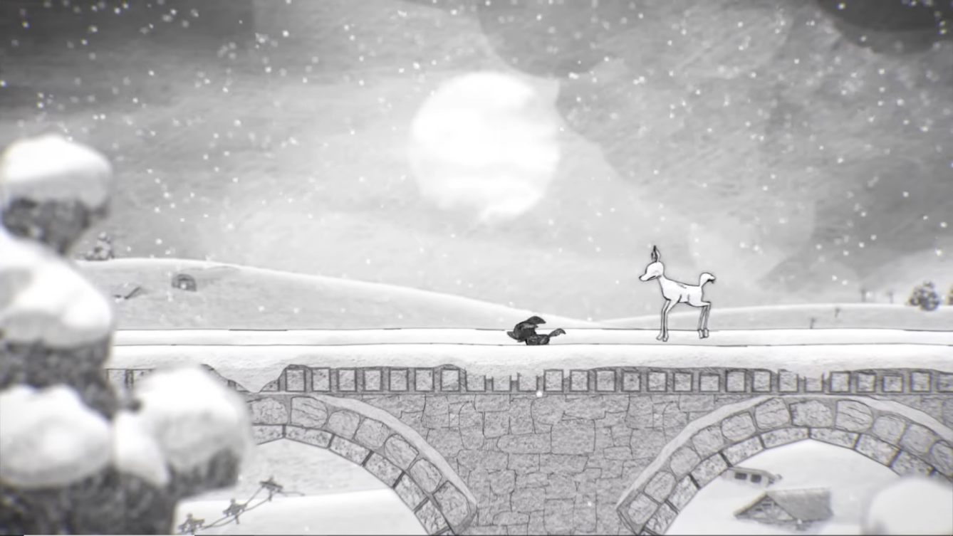 黑白手绘风格冒险游戏《白之旅》发布上市宣传片 明日发行 二次世界 第5张