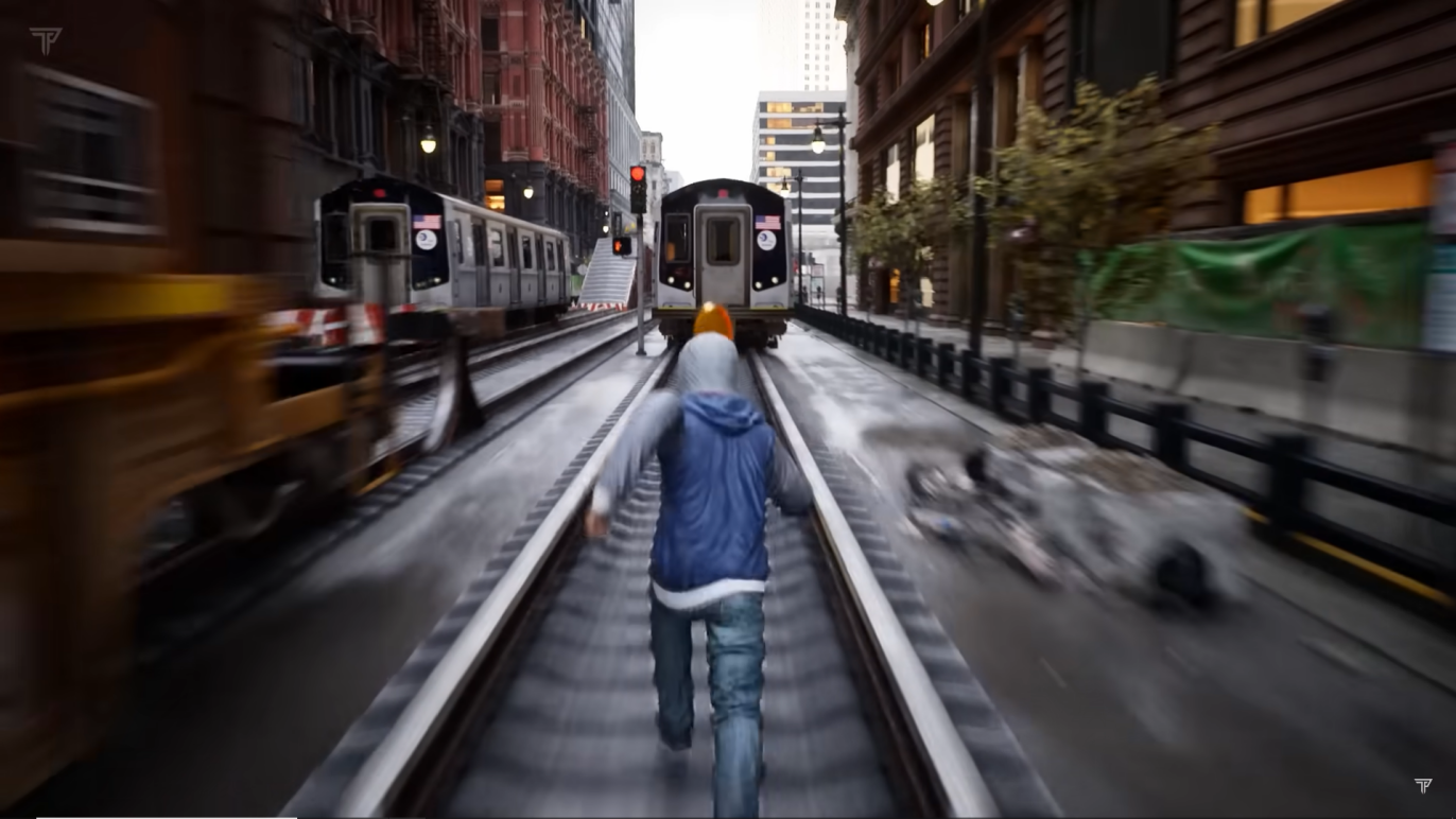 画质拉满 油管博主用虚幻5制作《地铁跑酷》 二次世界 第3张