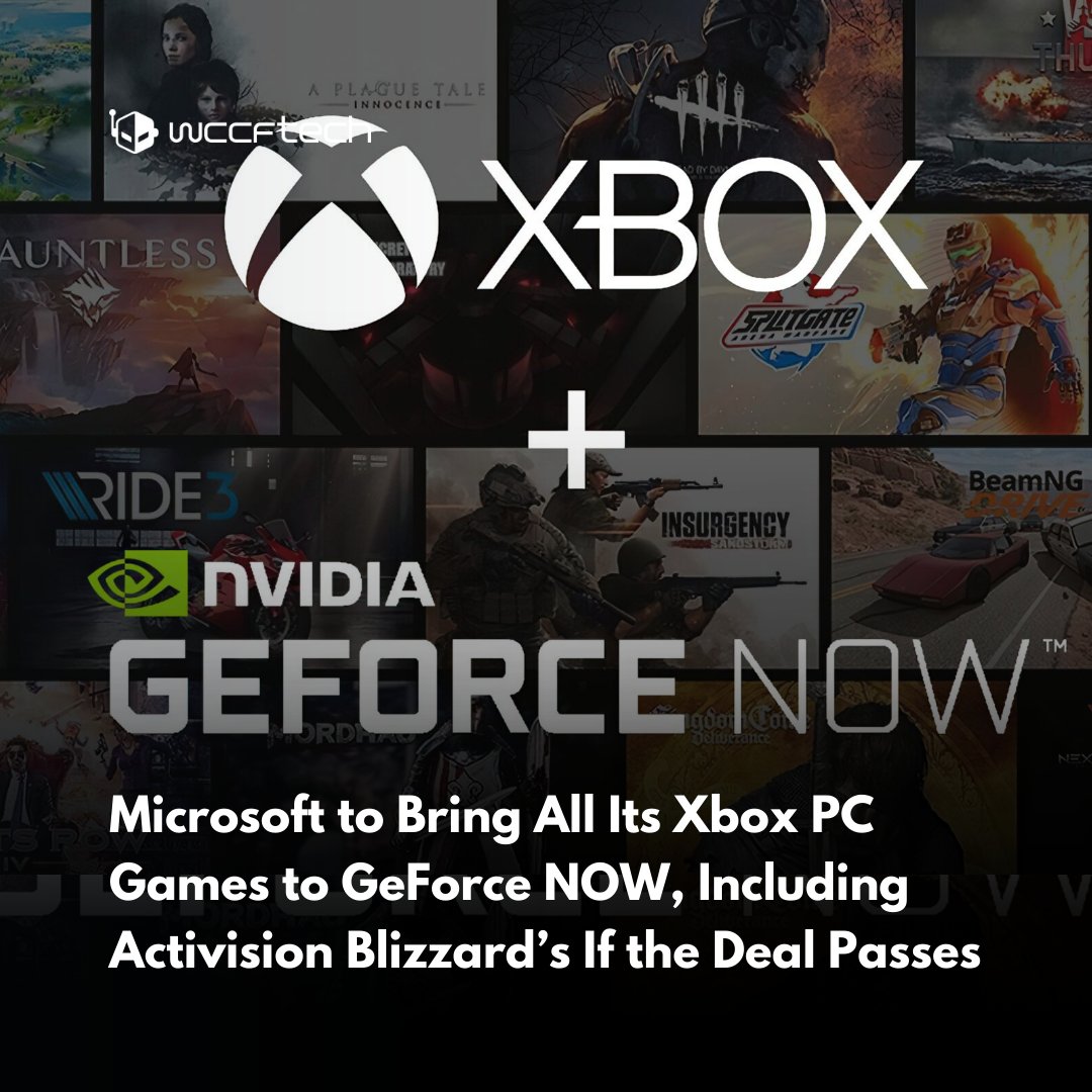 微硬战英伟达签10年战讲 Xbox PC游戏上岸GeForce Now