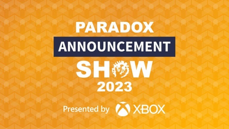 Paradox Interactive 2023发布会将于3/7举行