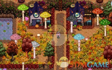 《星露谷物语》彩虹仙子蘑菇树的替代纹理MOD下载
