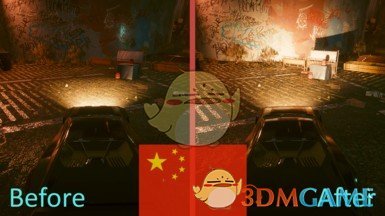 《赛博朋克2077》加长改进前车灯汉化MOD下载