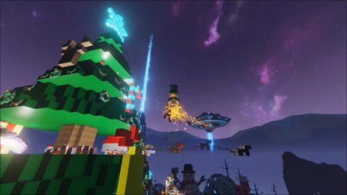 像素沙盒《方块方舟》史低特卖即将开启，玩家打造梦幻冬季小镇