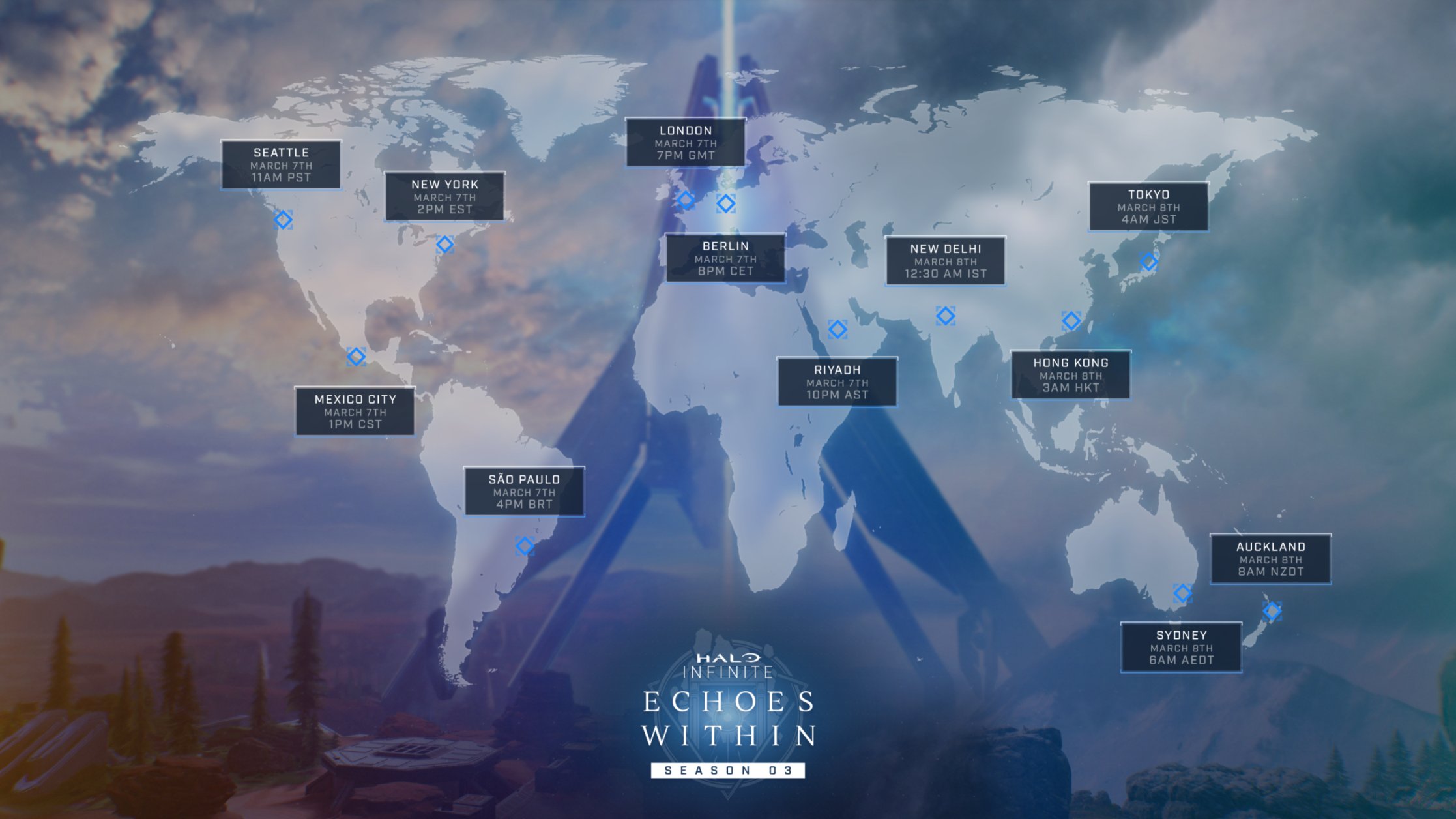 《光环：无限》第3赛季“内在回响”全球上线时间公布