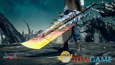 《鬼泣5》魂魄斩苍炎斧武器外观MOD