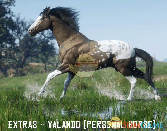 《荒野大镖客2》Thoroughbreds Pack替换血骝色纯血马MOD