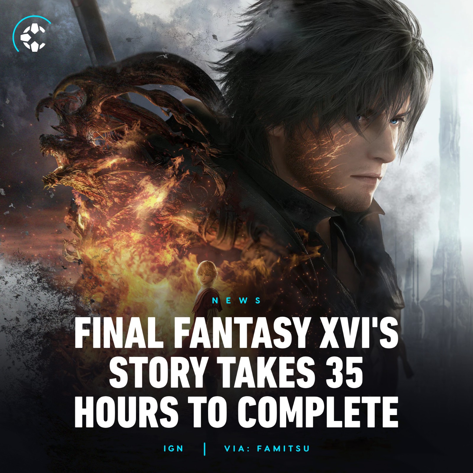 《最终幻想16》完全通关将需要70-80个小时