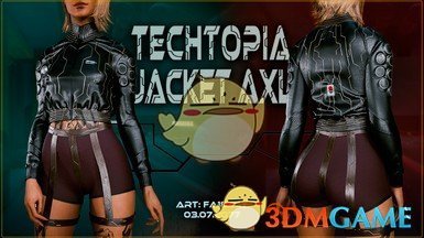 《赛博朋克2077》TECHTOPIA夹克MOD