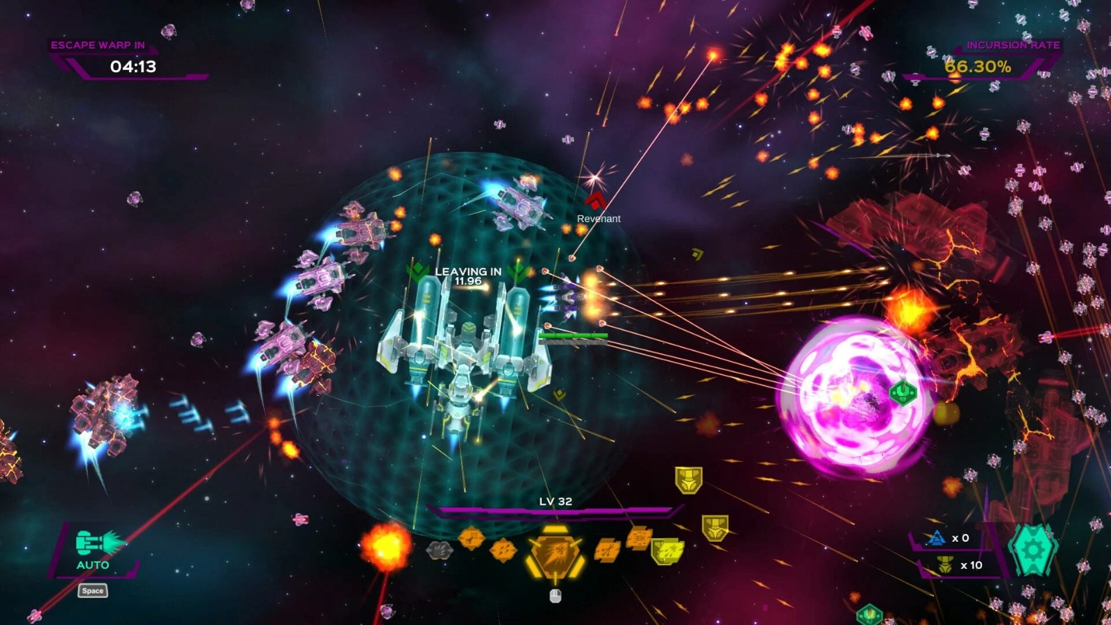 太空射击游戏《PhaigeX:超时空幸存者》面向PC公布 二次世界 第2张
