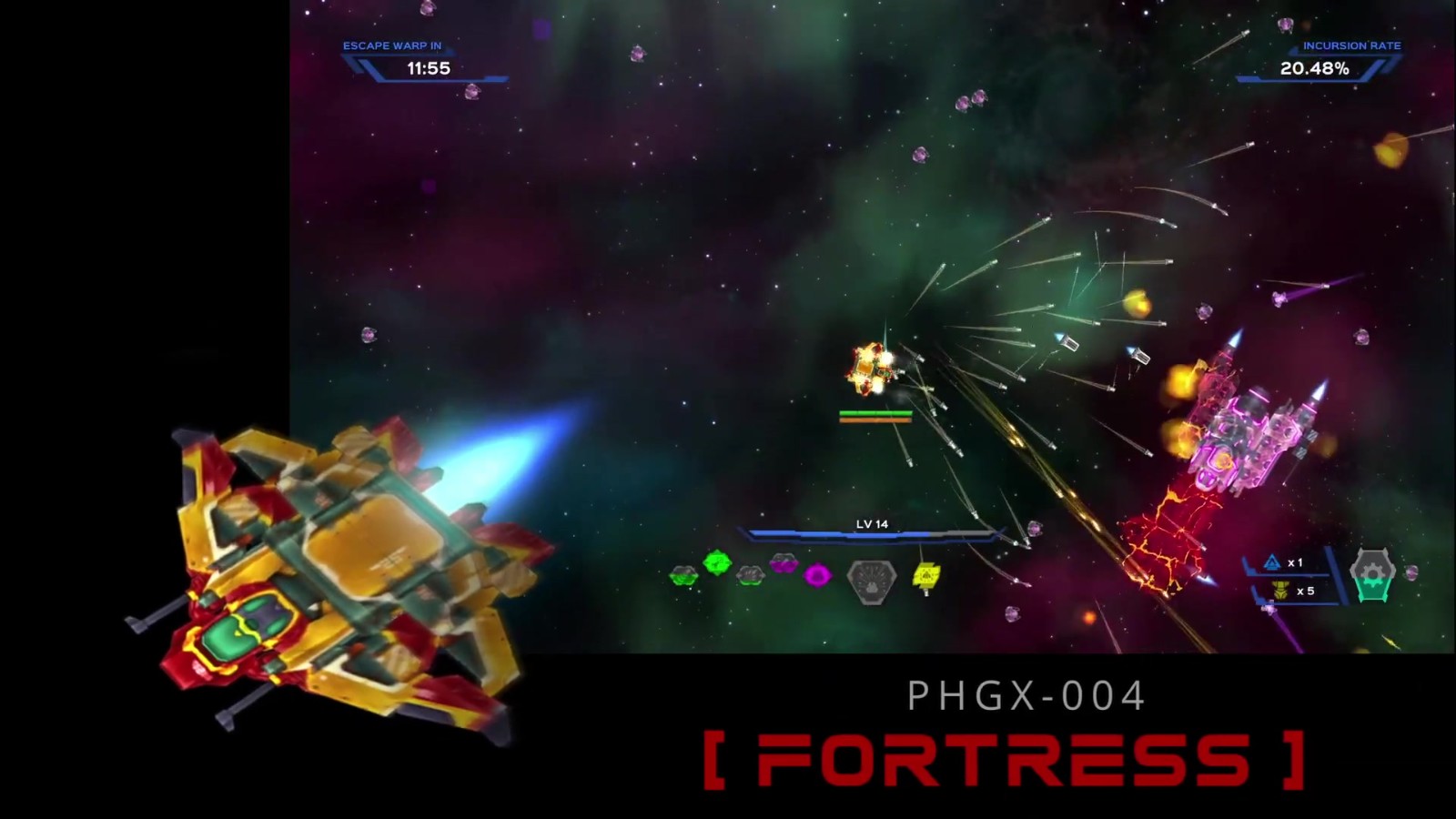 太空射击游戏《PhaigeX:超时空幸存者》面向PC公布 二次世界 第5张
