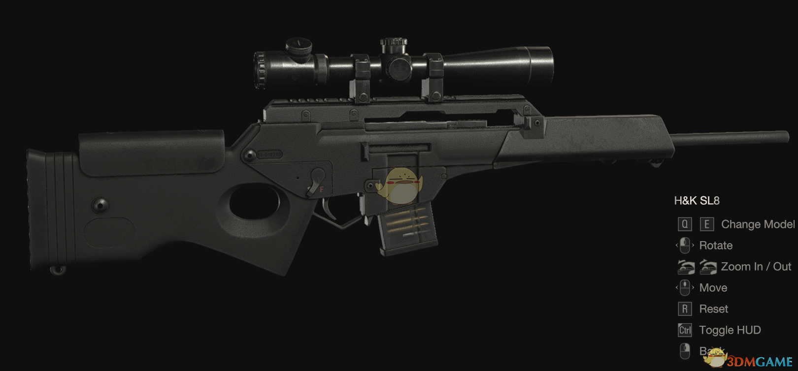 《生化危机4：重制版》HK SL8 Stingray in Black皮肤MOD