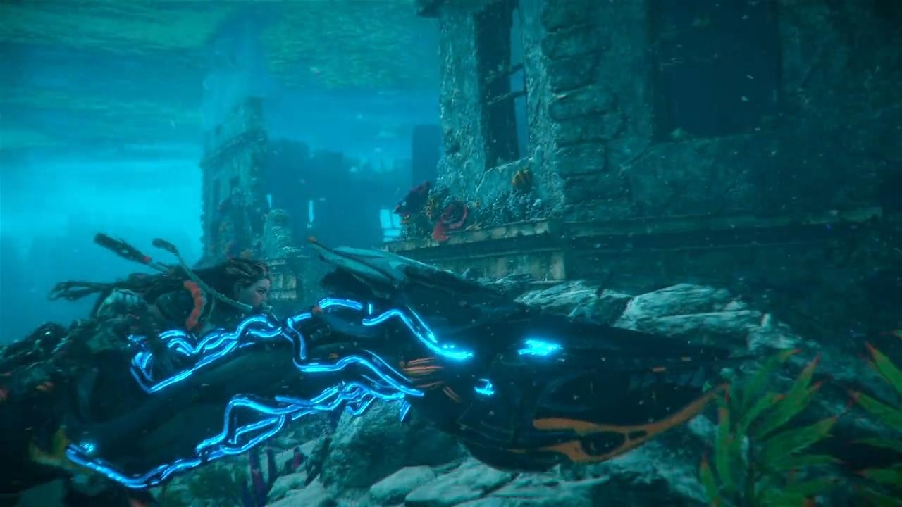 《地平线：西之绝境》DLC新机械兽视频 能上天入海