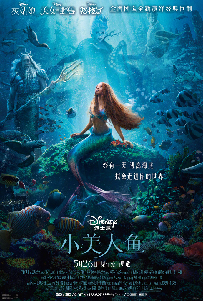 《小美人鱼》国内定档 同步北美5月26日上映