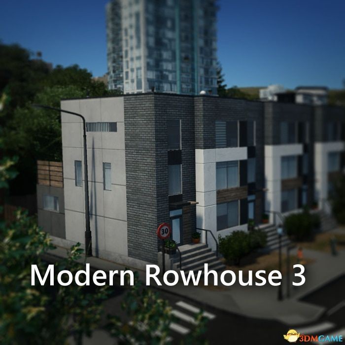 《城市：天际线》现代排屋套装住宅MOD