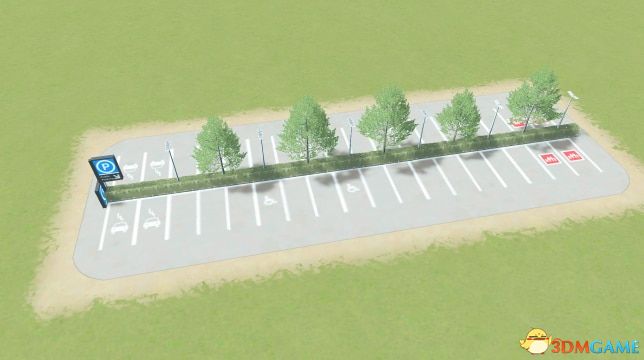 《城市：天际线》2x6生态停车场MOD