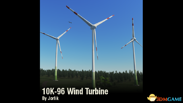 《城市：天际线》10K-96陆地风力发电机MOD